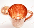 Handcrafted Hammered Copper Water Jug – Pure Copper Pitcher for Drinking Water, Ayurvedic Health Benefits, (1.5 Liter) 50.7Fl Oz