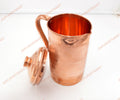 Pure Copper Water Jug Pitcher 50.7 Fl Oz Copper Mug 1.5 Liter, Handmade Gift, Ayurveda Copper, Unique Design Gift, Health Benefits