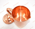 Pure Copper Water Jug Pitcher 50.7 Fl Oz Copper Mug 1.5 Liter, Handmade Gift, Ayurveda Copper, Unique Design Gift, Health Benefits