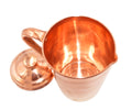 Pure Copper Water Jug Pitcher 50.7 Fl Oz Copper Mug 1.5 Liter, Handmade Gift, Ayurveda Copper, Unique Design Gift, Health Benefits
