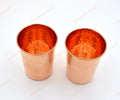 Handcrafted Pure Copper Drinking Glass for Daily Water Drinking and Ayurvedic Wellness