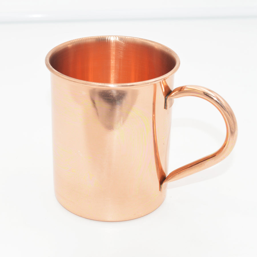 Pure Copper Mug for Drinking Water | Handmade Ayurvedic Copper Cup | Premium Copper Glass (350ml)