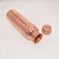 Hammered Pure Copper Water Bottle – Handmade Ayurvedic Drinking Bottle | Leak-Proof, Eco-Friendly, 1000ml
