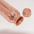 Hammered Pure Copper Water Bottle – Handmade Ayurvedic Drinking Bottle | Leak-Proof, Eco-Friendly, 1000ml