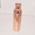 1L Plain Copper Water Bottle | Pure Copper Drinking Bottle for Daily Use | Leakproof & Handmade