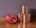 Hammered Copper Cup (Pure Copper) – Handmade Ayurvedic Drinking Glass | Premium Vintage Finish