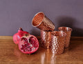 Hammered Copper Cup (Pure Copper) – Handmade Ayurvedic Drinking Glass | Premium Vintage Finish